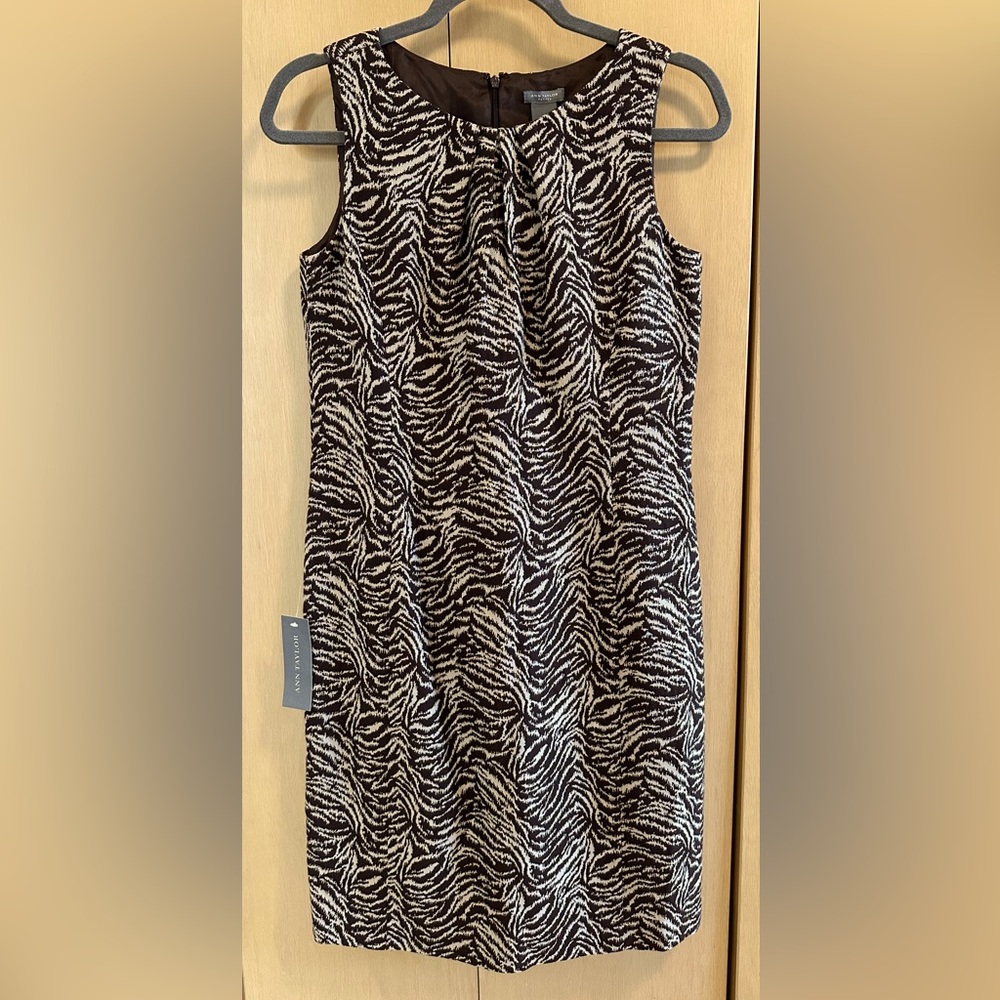 🔴 Ann Taylor Wool & Silk Blend Fully-Lined Sheath Dress - NWT